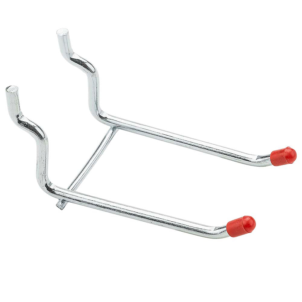 National Hardware® N180-036 Zinc Plated Double Hook, Steel, 3", 2 Pack