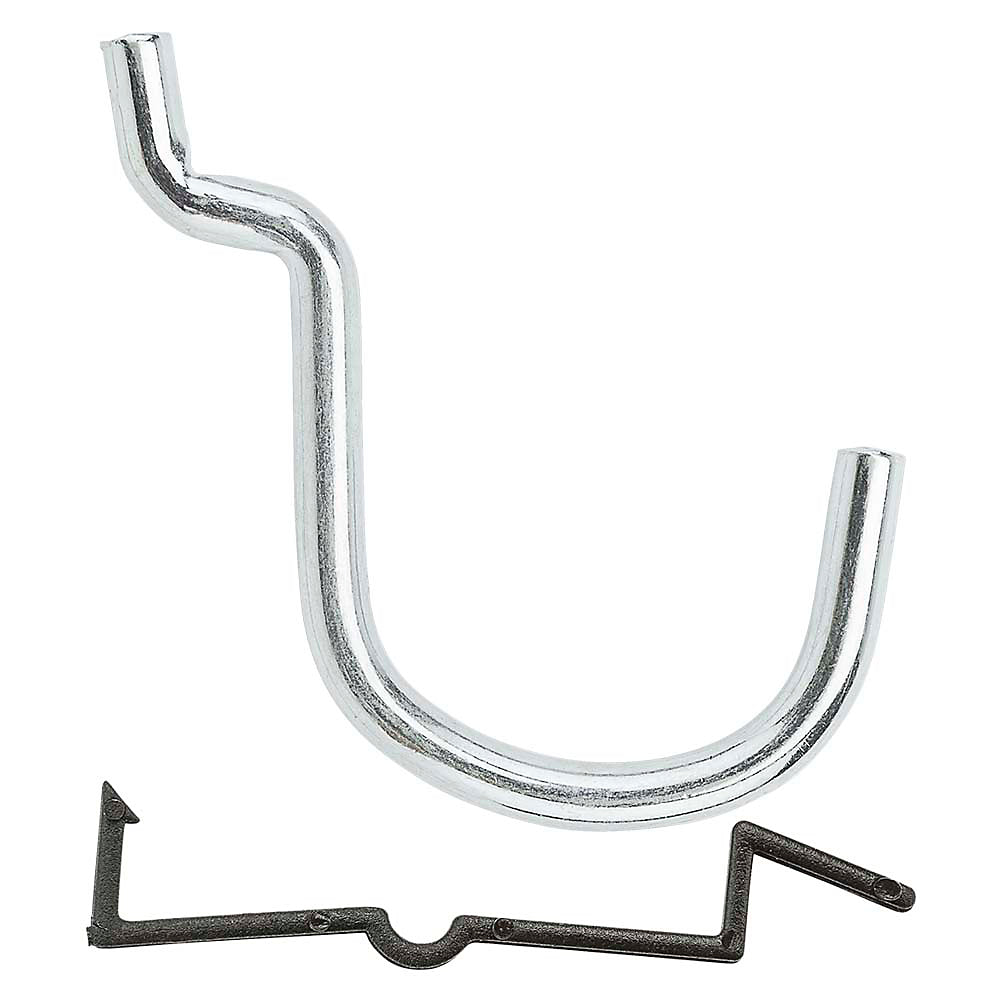 National Hardware® N180-019 Locking Peg Curved Hook, Steel, 1-1/2", 6-Pack