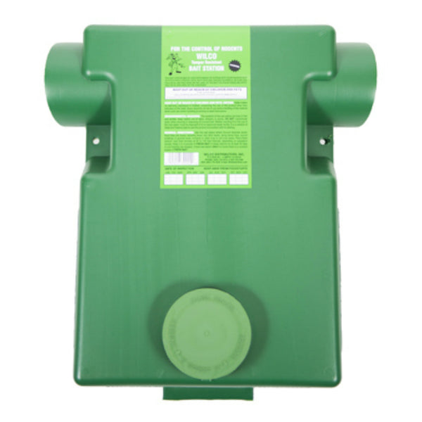 Wilco 39000  Ground Squirrel Bait Station, Plastic, Green