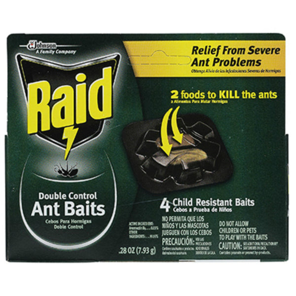 Raid® 76748 Double Control Ant Bait, 4 Pack
