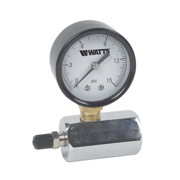 Watts® 3/4-IWTG-GAS Series IWTH-Gas Air Test Assembly Gauge, 0-30 PSI