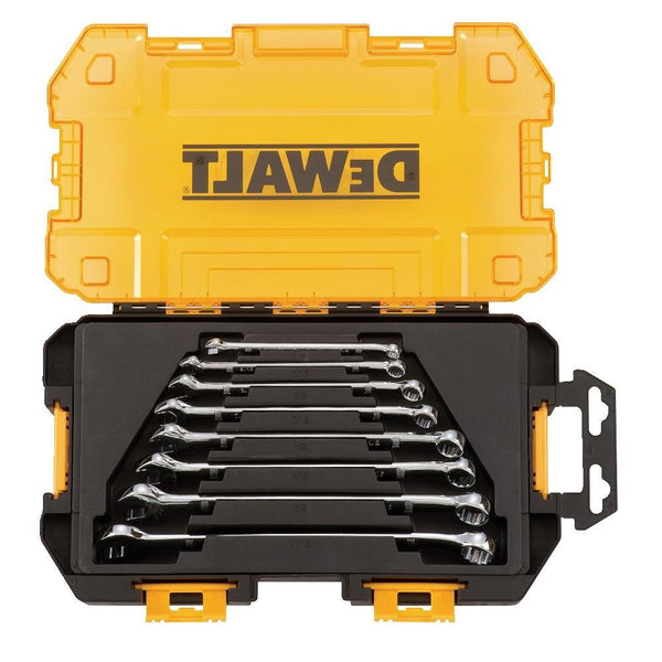 DeWalt DWMT73809 Full Polish Combination SAE Wrench Set, 8 Piece