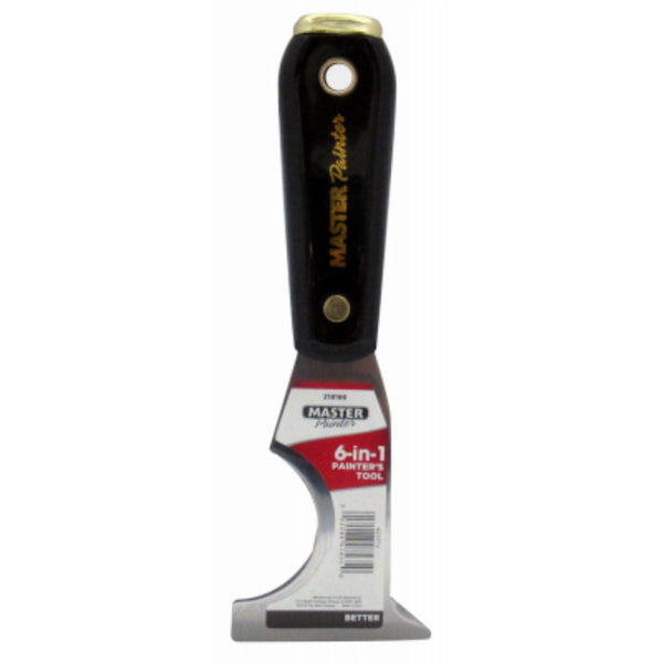 Master Painter® 4251TV Better 6-in-1 Painters Tool with Black Nylon Handle