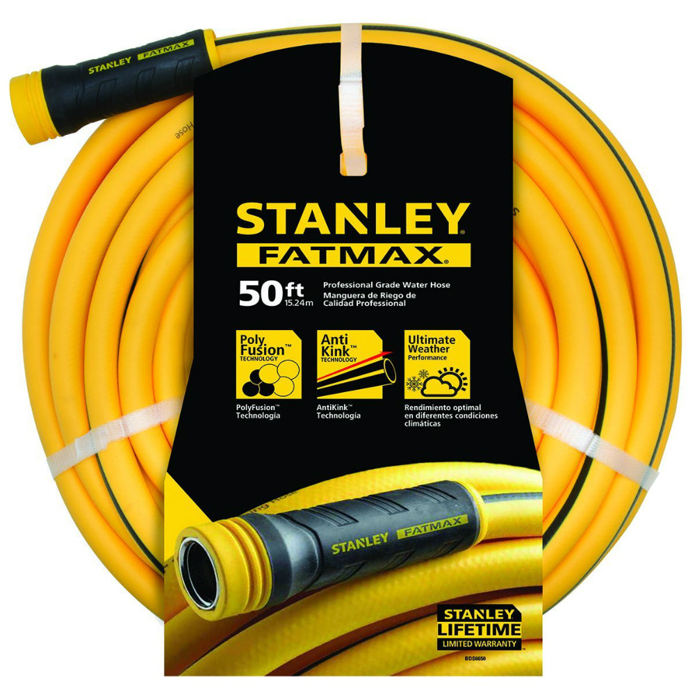 Stanley® BDS6650 Fatmax® Professional Self Straightening Garden Hose, 5/8" x 50'