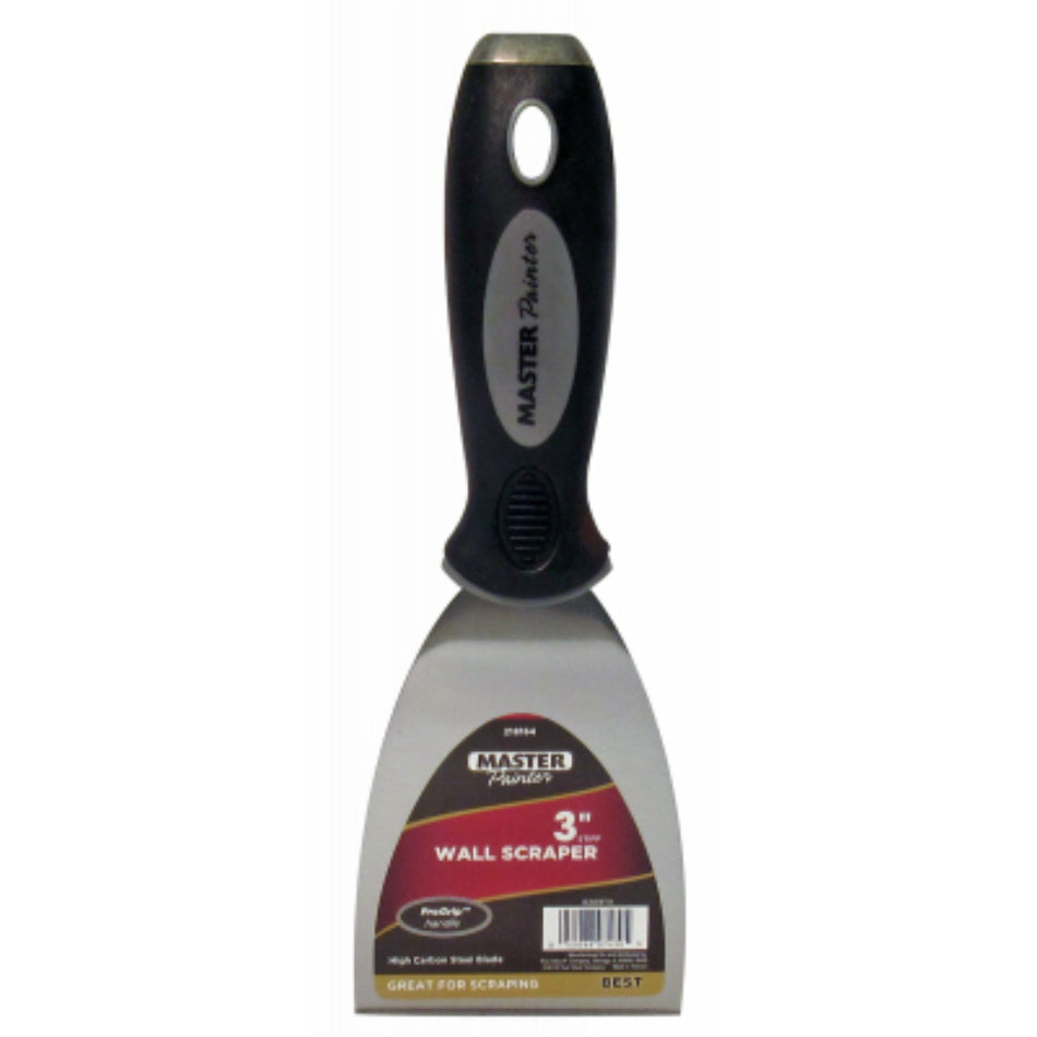 Master Painter® 6209TV Best Stiff Wall Scraper with High-Carbon Steel Blade, 3"