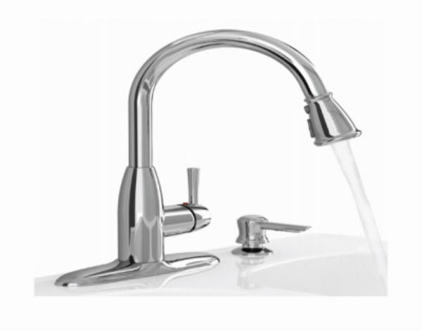 American Standard 9012.301.002 Mckenzie Kitchen Faucet with Soap Dispenser