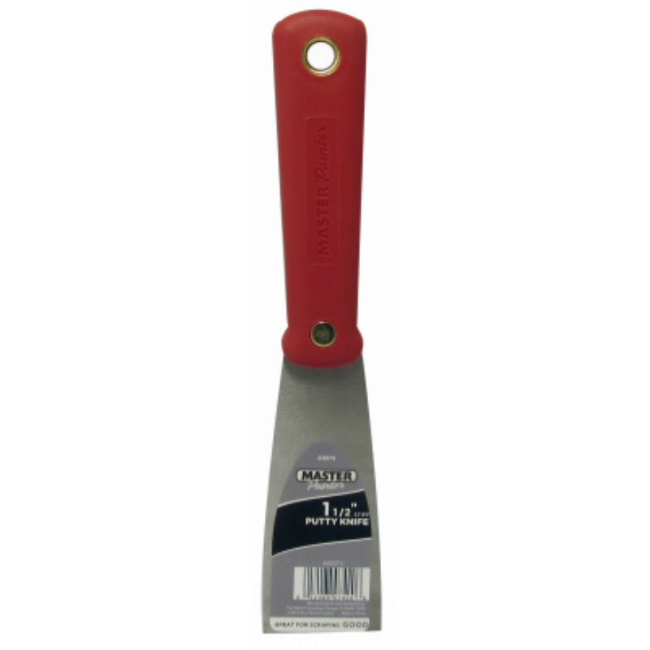 Master Painter® 4823TV Good Stiff Putty Knife w/ High Carbon Steel Blade, 1-1/2"