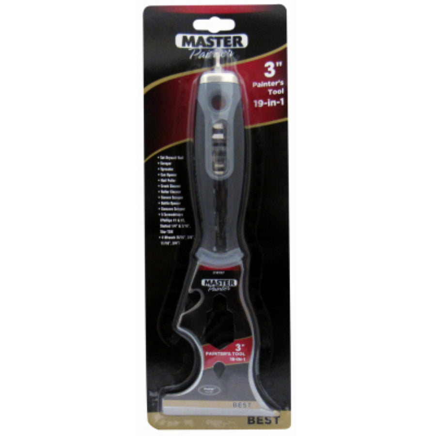 Master Painter® 6295TV Best 19-In-1 Folding Painters Tool with Sturdy Handle