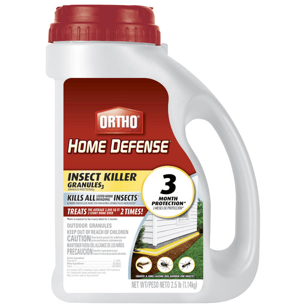 Ortho® 0200910 Home Defense MAX® Insect Killer Granules, 2.5 Lbs