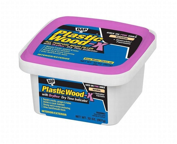 Plastic Wood® 00543 All-Purpose Stainable Wood Filler with DryDex, 32 Oz