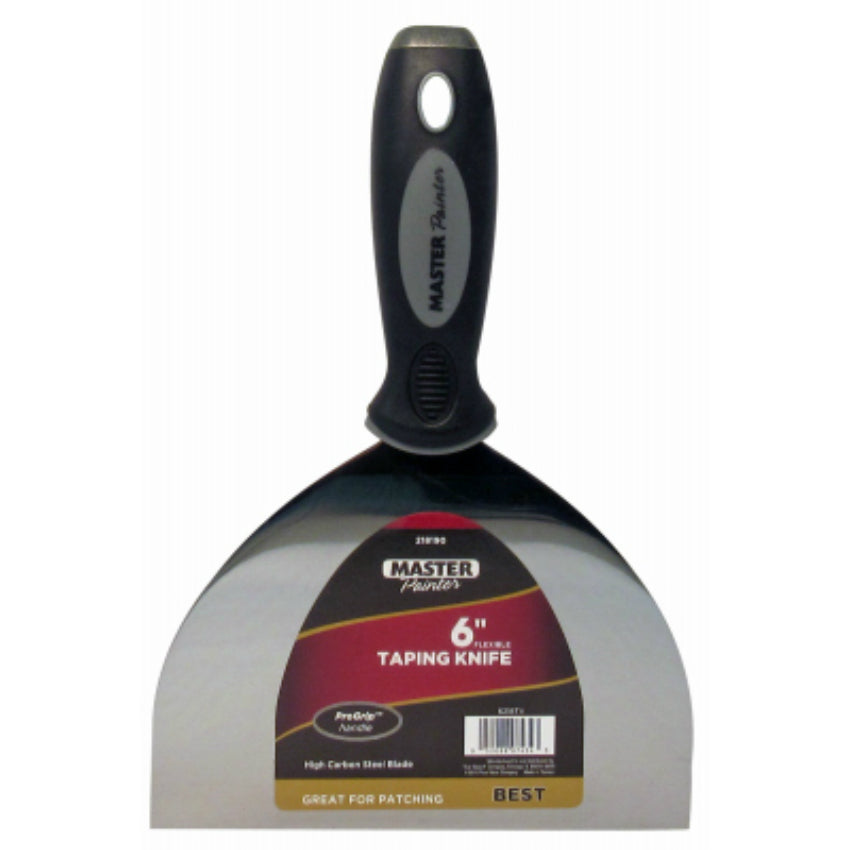 Master Painter® 6218TV Best Flexible Taping Knife w/ High-Carbon Steel Blade, 6"
