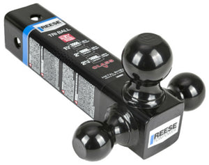 Reese Towpower® 7068820 Class-V Tri Ball Draw Bar, 2" x 2"