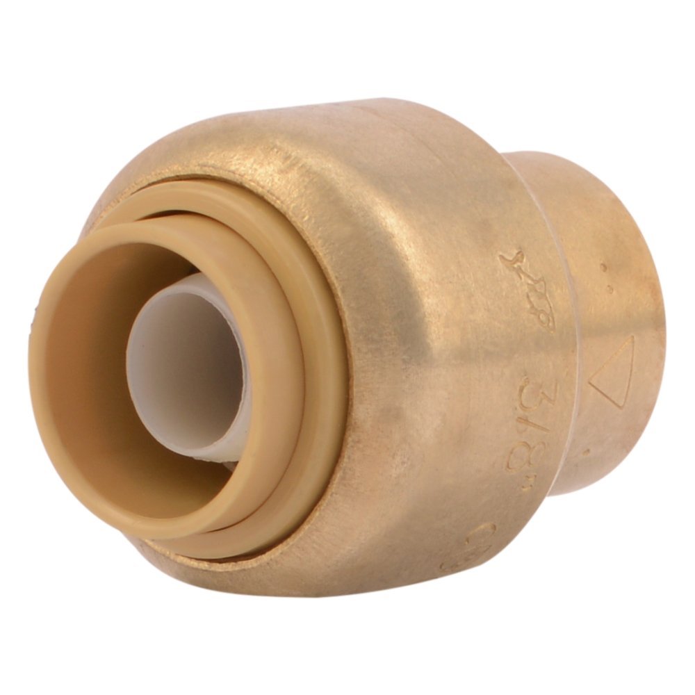 SharkBite U512LFA Push-To-Connect Endstop Cap Plug, 3/8"