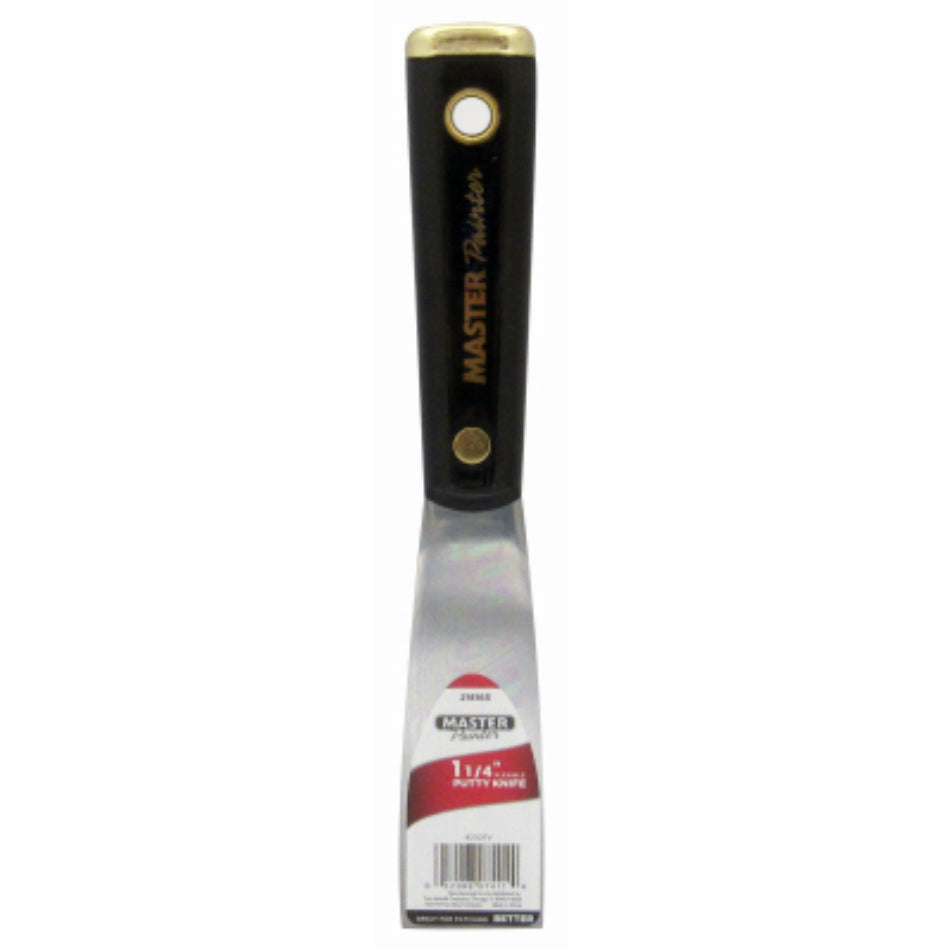 Master Painter® 4201TV Flexible Putty Knife with Black Nylon Handle, 1-1/4"