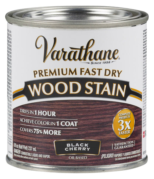 Varathane 262028 Premium Fast Dry Oil-Based Wood Stain, Black Cherry, 1/2 Pt