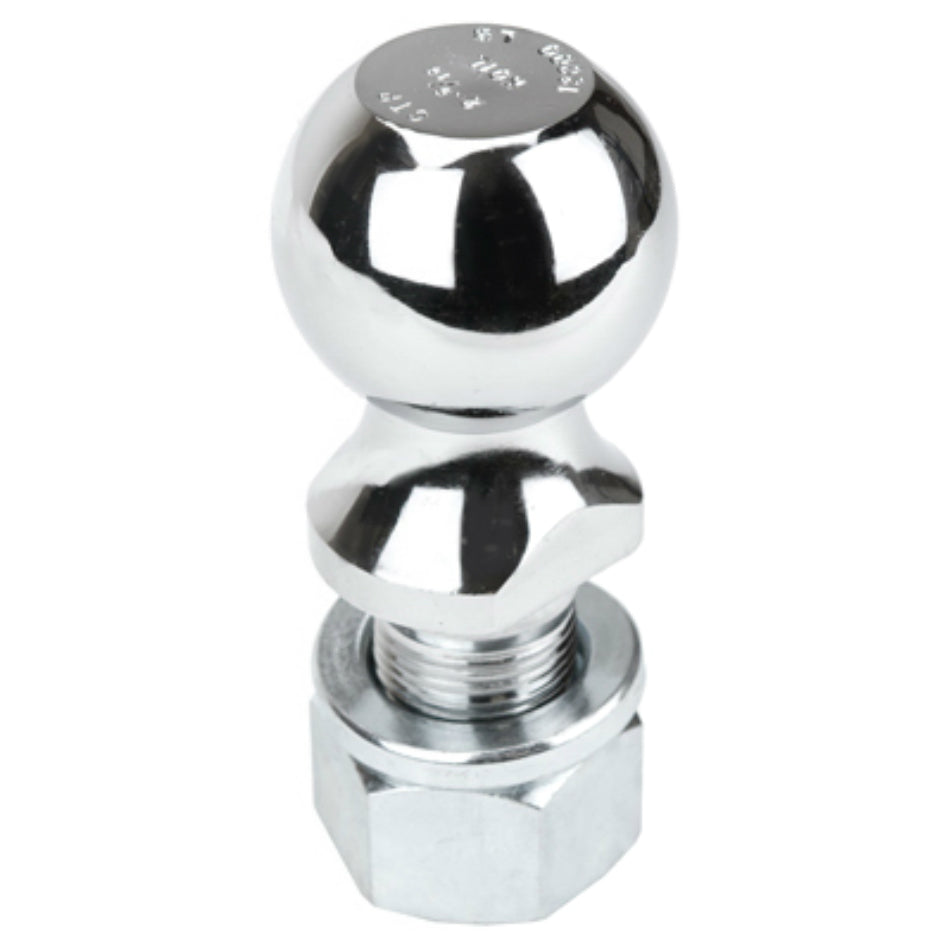 Reese Towpower® 7429436 Chrome Hitch Ball with Lock Washer & Nut, 2-5/16" Diameter