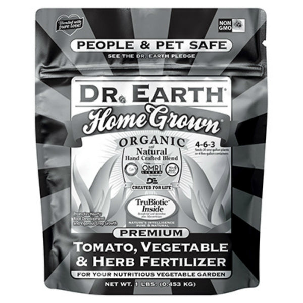Dr. Earth 72801 Black Label Home Grown Tomato Vegetable & Herb Fertilizer, 1 Lb