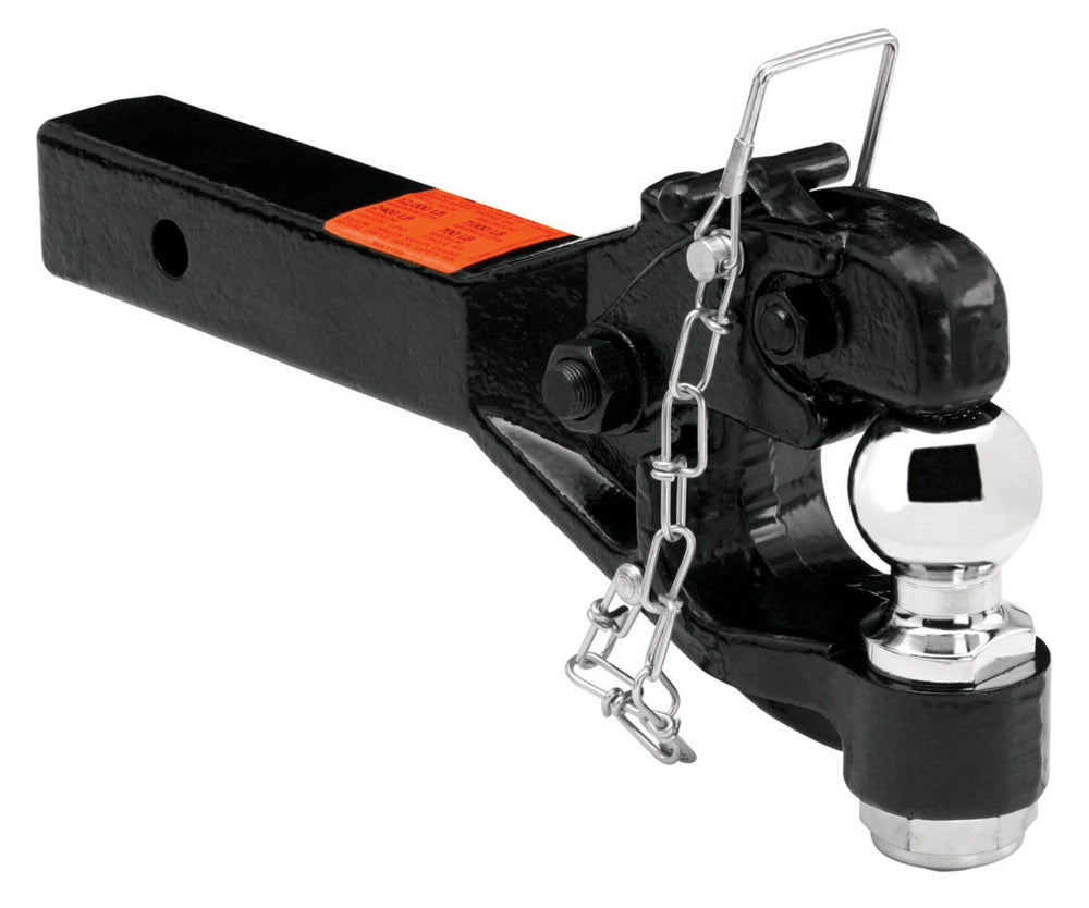 Reese Towpower® 7024100 Black Receiver Mount Pintle/Ball Combo, 7000 lbs GTW