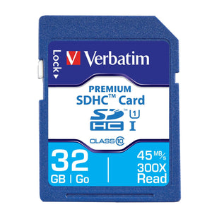 Verbatim® 96871 Premium SDHC™ Memory Card, UHS-I Class 10, 32 GB