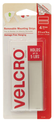 Velcro® 95190 Removable Mounting Tape, Up to 5 lbs, 18" x 3/4"