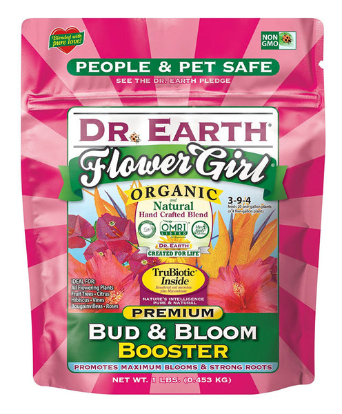 Dr. Earth® 70792 Flower Girl® Premium Bud & Bloom Booster Fertilizer, 1 Lb