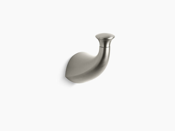 Kohler® R37055-BN Mistos™ Premium Metal Robe Hook, Vibrant Brushed Nickel