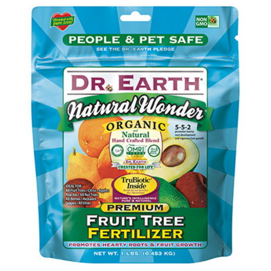 Dr. Earth® 70656 Natural Wonder® Fruit Tree Fertilizer, 1 Lbs