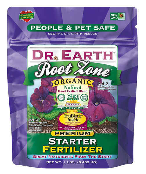 Dr. Earth® 71115 Root Zone® Premium Starter Fertilizer, 1 Lb