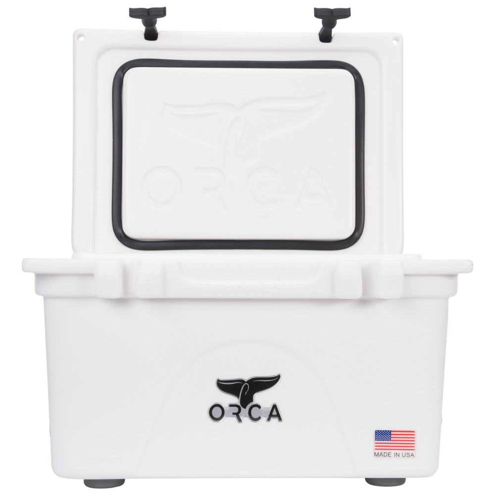 ORCA® ORCW026 Durable Roto-Molded White Cooler, 26 Qt
