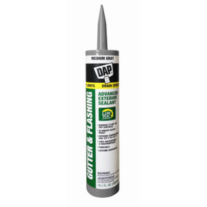 DAP® 01835 Advanced Formula Gutter & Flashing Sealant, Gray, 10.1 Oz