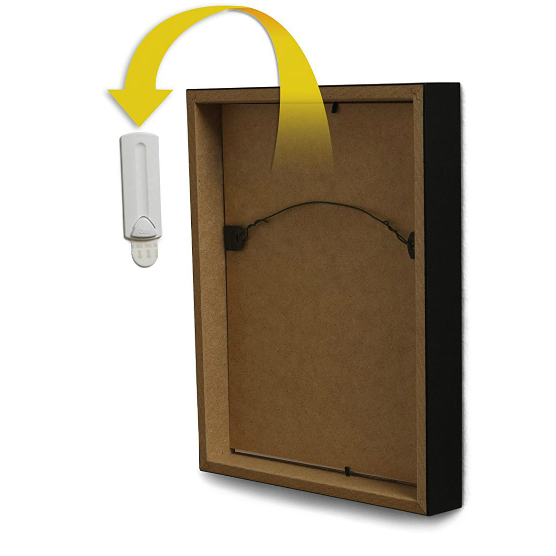 Command 17043-ES Wire-Backed Picture Hanging Hooks Value Pack, Large, 3 Pack