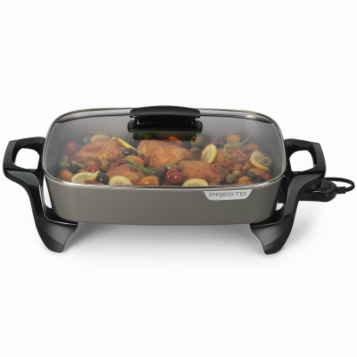 Presto 06856 Ceramic Non-Stick Electric Skillet, 1500 Watts, 16"