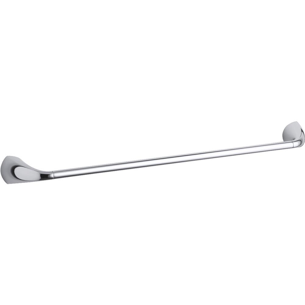 Kohler® R37051-CP Mistos™ Premium Metal Towel Bar, Polished Chrome, 24"