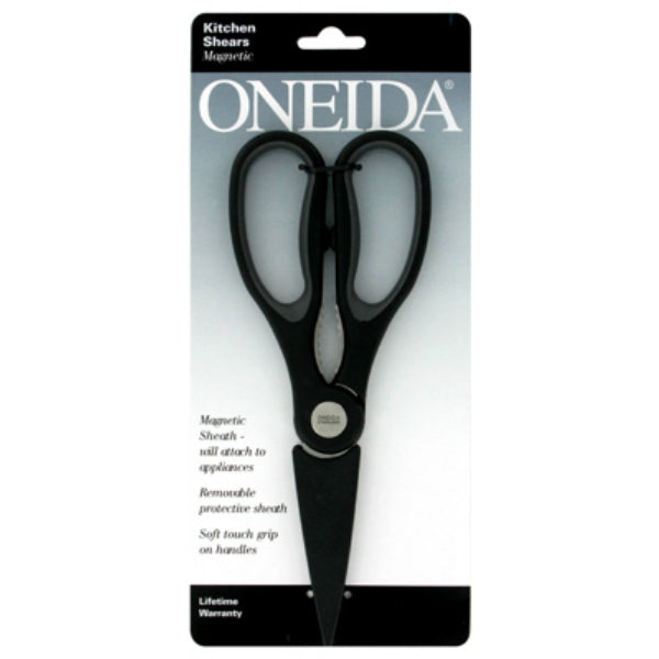 Oneida® 57003 Chef Soft-Touch Kitchen Shears with Magnetic Sheath, 9"