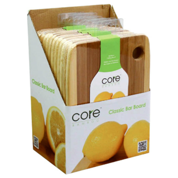 Core Bamboo CDU686-TV CDU Bamboo Cutting Board, 6" x 8"