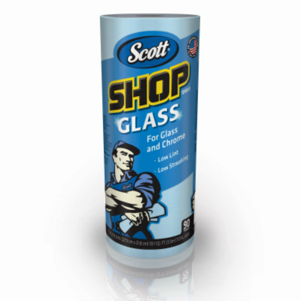 Scotts® 32896 Blue Glass Towel Roll, 90 Count