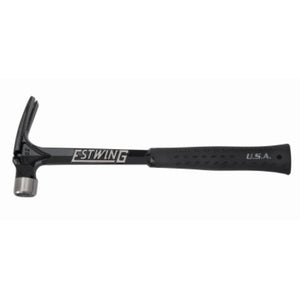 Estwing EB-19SM Ultra Series Milled Face Nail Hammer, Black, 19 Oz