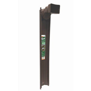 Frost King GWS3B Tilt 'N Drain Downspout Extender, Brown, 6'