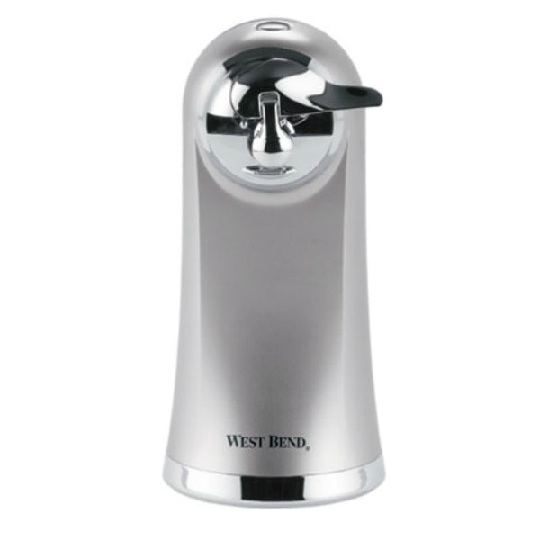 West Bend 77203 Electric Can/Bottle Opener & Knife Sharpener, Metallic, 70W