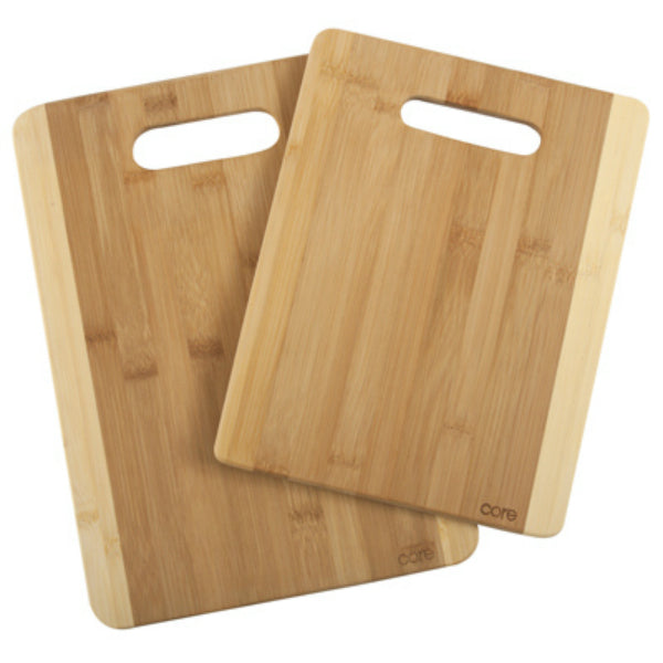 Core Bamboo LBDST396-TV Daisy Bamboo Cutting Board, 2-Pack