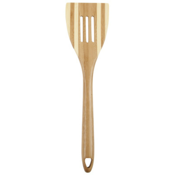 Core Bamboo™ UTT113-TV Pro-Chef 100-Percent Food-Safe Bamboo Slotted Spatula, 12"