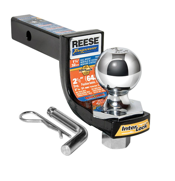 Reese Towpower® 7043100 Class II Interlock Towing Starter Kit, 2-1/2" Drop