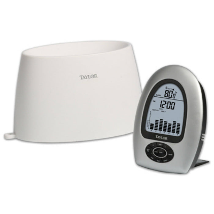 Taylor® 2755 Wireless Rain Gauge with Thermometer