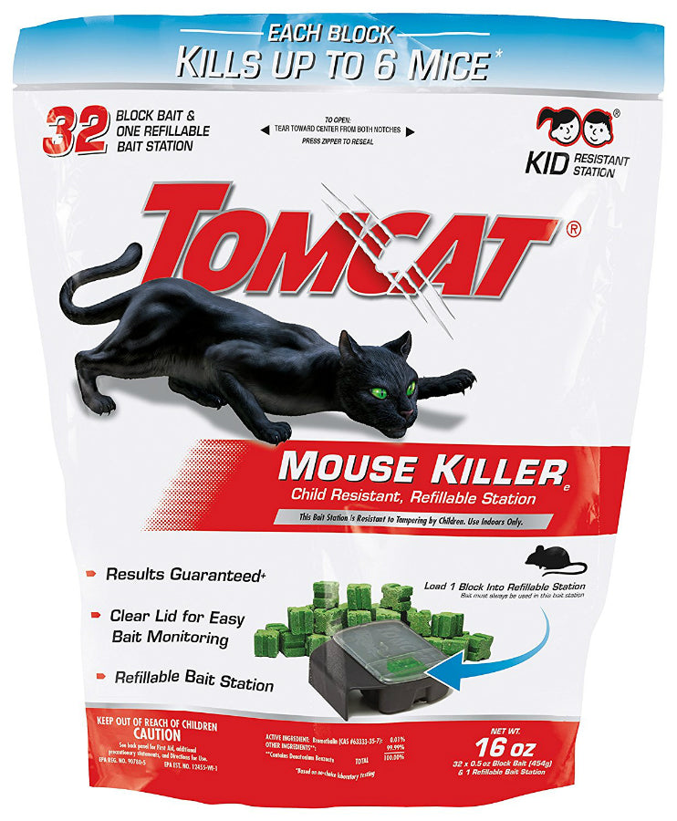 Tomcat® 0370810 Tier-3 Refillable Mouse Killer Bait Station