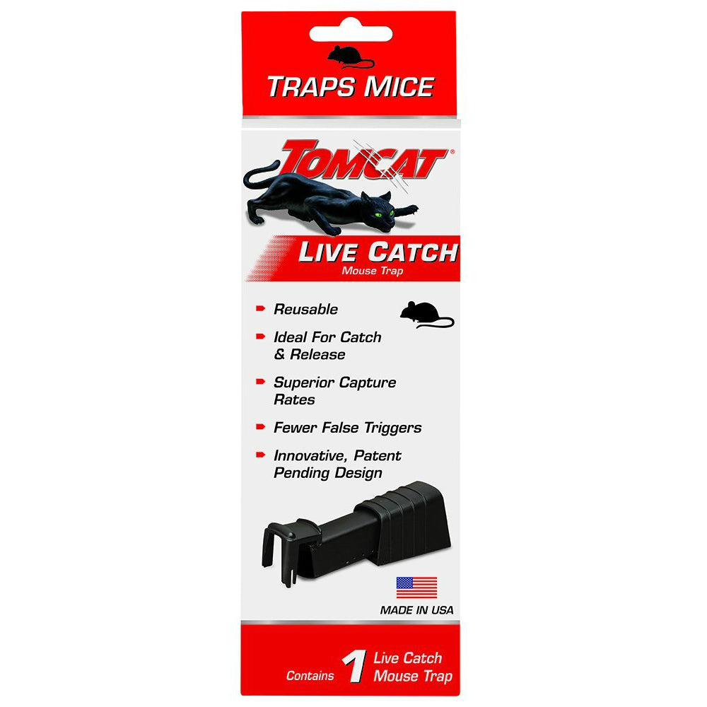 Tomcat® 0362010 Unique Design Live Catch Mouse Trap