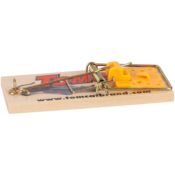Tomcat 0373312 Deluxe Wooden Mouse Trap with Plastic Bait Pedal