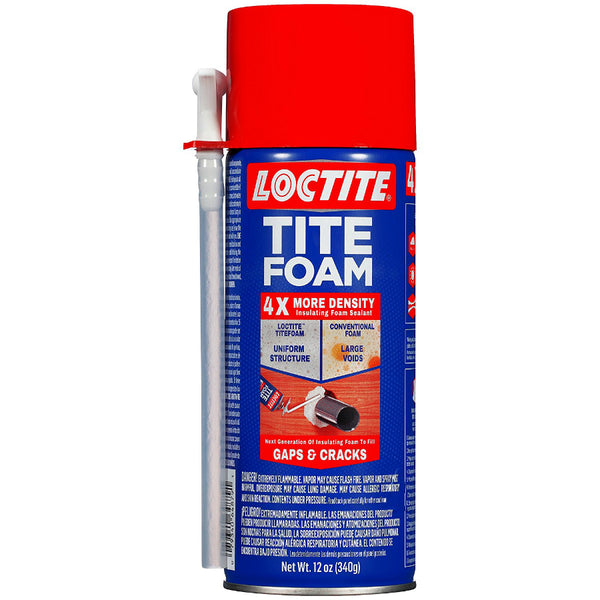 Loctite® 1988753 TITE FOAM Insulating Foam Sealant, White, 12 Oz