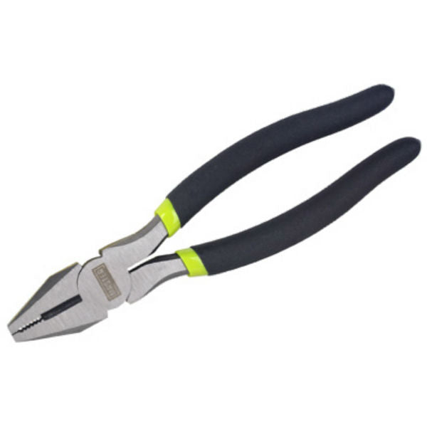 Master Mechanic 213177 Linesman Pliers with Cushion Grip Handles, 8"