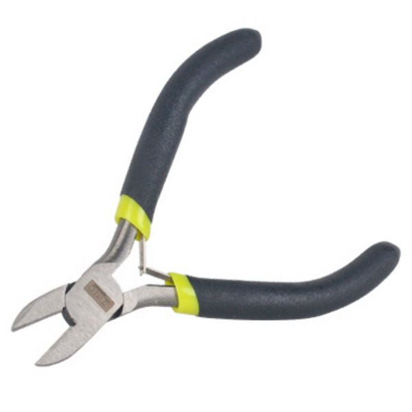 Master Mechanic 213190 Diagonal Cutting Mini Pliers w/Cushion Grip Handles, 4.5"
