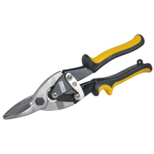 Master Mechanic 213210 Straight Cut Aviation Snip with Injection Molded Handles